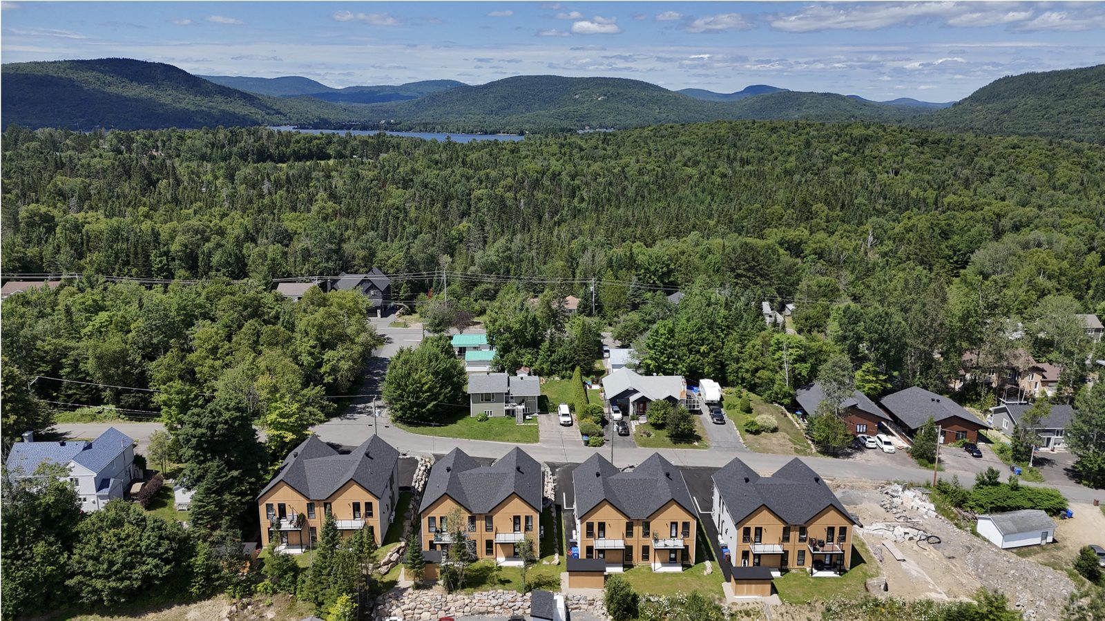 Le territoire du secteur Saint-Donat vu du ciel